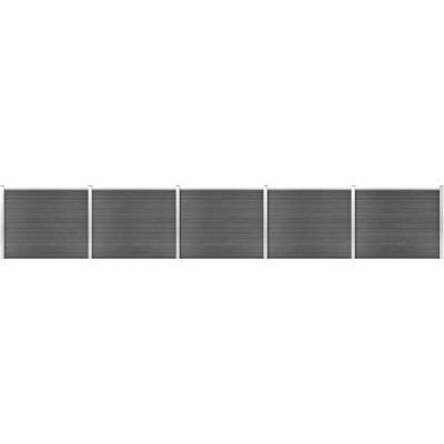 VidaXL Sada WPC plotových panelů, 872 x 146 cm