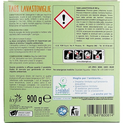 L’ECOLOGICO TABS LAVASTOVIGLIE tablety do myčky 50 ks