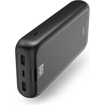 Hama Външна батерия"Performance 24" 24 000mAh 3 изхода: USB-C 2xUSB-A сива (HAMA-201711)