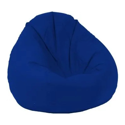 PUFRELAX Пуф, круша, 520л. , Nirvana Gigant - Teteron Blue, За открито, Перящ се калъф, Пълнеж от Полистиролни перли, 8097 (PUF-G-NGG-TEX-BLURY)