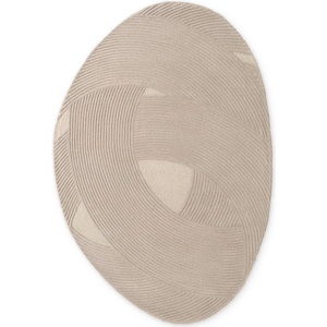 Ted Baker Бежов вълнен килим 160x230 cm Kensington Victoria - Ted Baker (106400-160x230 Organic Shape)