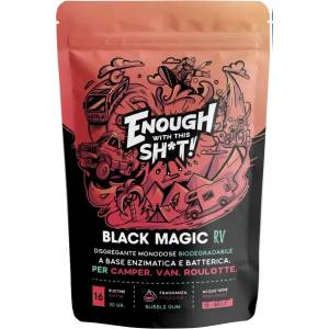 Enough With This Sh*t Препарат за химическа тоалетна БИО Сашета EWTS Black Magic RV 16 бр (EWTSTS)