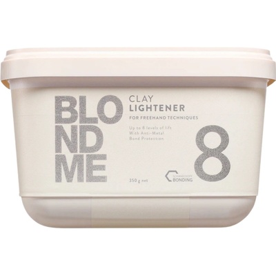Schwarzkopf Professional Blondme Clay Lightener 8 zesvětlující pudr pro blond vlasy 350 g