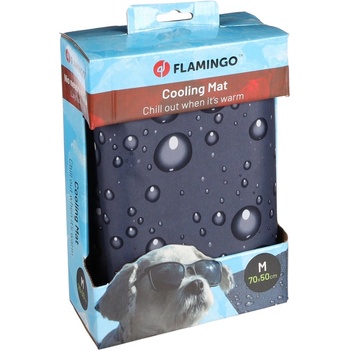 Flamingo Chladicí podložka modrá M