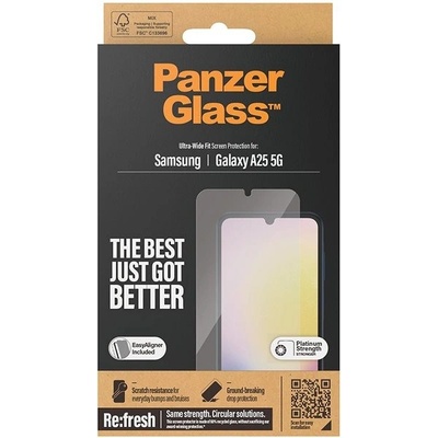 PanzerGlass Samsung Galaxy A25 5G s instalačním rámečkem 7335