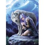 Clementoni - Puzzle Anne Stokes: Protector - 1 000 piese