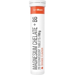 GymBeam Magnesium Chelate + B6 [20 разтворими таблетки] Манго