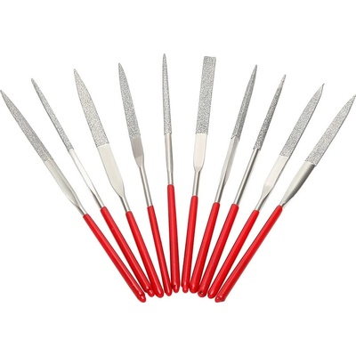 DLStore Pilníky jehlové diamantové 140 mm sada 10 ks