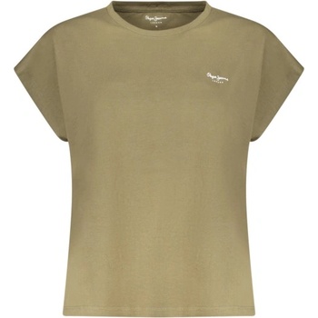 PEPE JEANS Дамска тениска с къс ръкав pepe jeans, Размер m, Цвят Зелено (pl504821bloom_ve785)