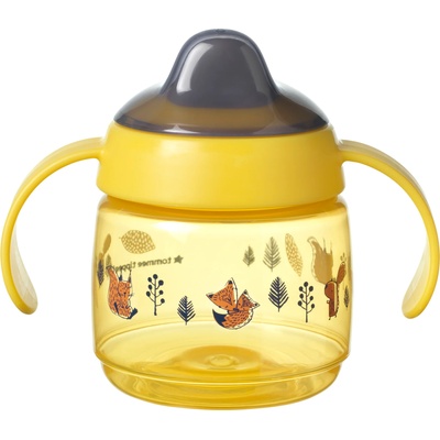 Tommee Tippee Неразливаща чаша Tommee Tippee - Superstar, 190 ml, жълта (TT.0219)