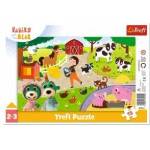 Trefl Puzzle 15 pieces Frame Cute Babes, Babies and Bowls