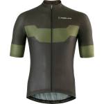 Nalini Мъжка фланелка с къс ръкав за колоездене Nalini MTB Zip Jersey Cycling jersey - Green Forest (056-4013-0211)