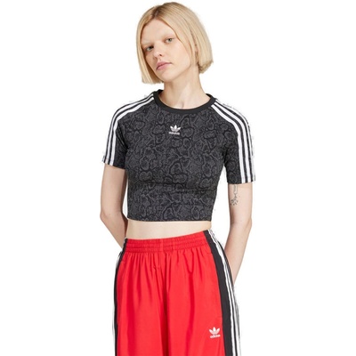 ADIDAS ORIGINALS-SNAKE BABY TEE Černá