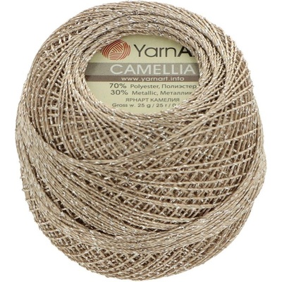 YarnArt Camellia 418 svetlá hnedá