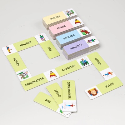 LegalSoft Slovíčkové domino Rodina AJ 50 slov