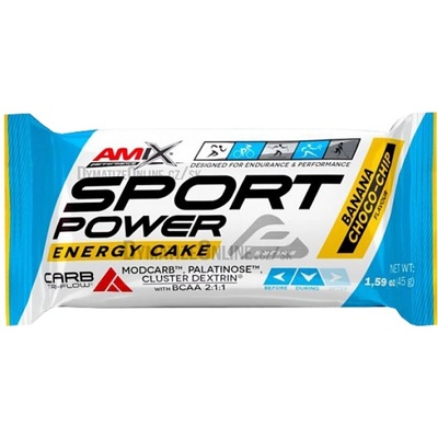 AMIX Sport Power Energy Cake [45 грама] Лешник с какаов крем
