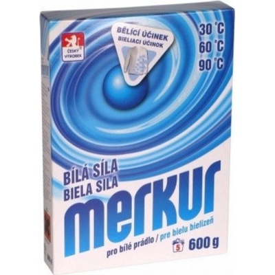 Merkur Biela síla 600 g prášok na bielo bielizeň