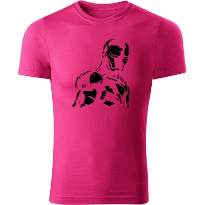 Tričko Iron Man pánske tričko purpurové čierne