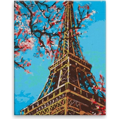 Maľovanie podľa čísel Výšková Eiffelova veža