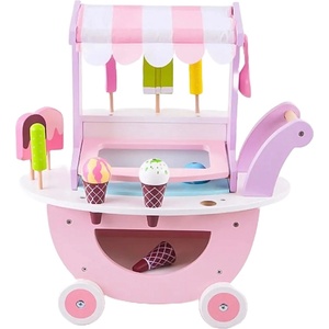Moni Toys Детска играчка Moni Toys - Дървена количка за сладолед (111834) - ozone