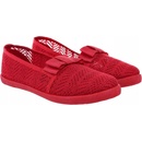 Detské čipkované baleríny s mašľou 6218