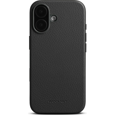 WOOLnut Leather Case for iPhone 17 - Black (K-WN-IP17-C-3080-BK)