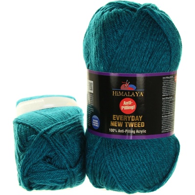Himalaya New Tweed 75118 tyrkysově petrolejová