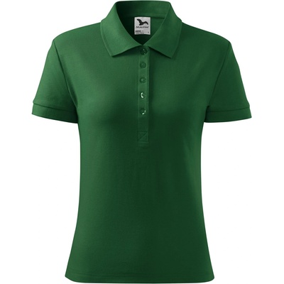 MALFINI Malfini cotton heavy 216 / Дамска поло тениска - бутилково зелено xs (2160612)