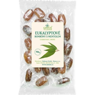 Grešík Eukalyptové bonbóny s mentolem 100 g