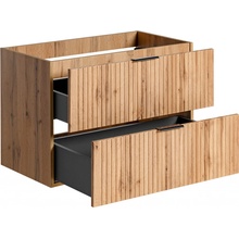 Comad Adel Oak skříňka 80x46x57 cm závěsná pod umyvadlo dub ADEL OAK 82-80-B-2S