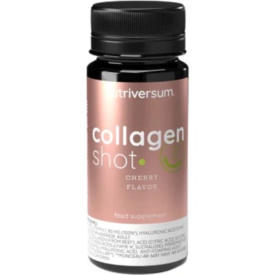 Nutriversum Collagen Shot | with Glycine, Vitamin C & Hyaluronic Acid [60 мл] Череша