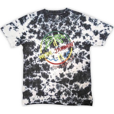 Bob Marley Neon Sign (Wash Collection) Dip-Dye on White M Риза (BMATS31MDD02)