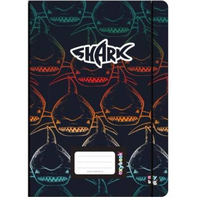 Karton P P Sešit PP Oxybook A5 Shark