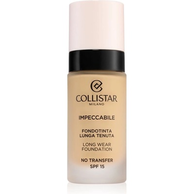 Collistar Impeccabile Long Wear Foundation dlhotrvajúci make-up SPF15 4G Golden Sand 30 ml