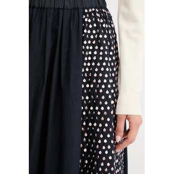 Forte Forte Памучна пола Forte Forte в тъмносиньо дълга разкроена 14114. my. skirt (14114.my.skirt)