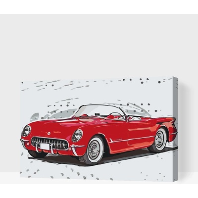 Vymalujsisam.cz Malování podle čísel Chevrolet Velikost 40 x 60 cm Rámování Pouze srolované plátno