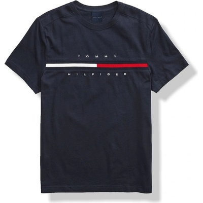 Tommy Hilfiger Modern Stripe Logo Tmavé