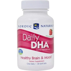 Nordic Naturals Daily DHA 580 mg [30 Гел капсули] Ягода