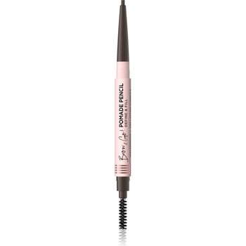 Eveline Cosmetics Brow & Go! водоустойчив молив за вежди с четка 2 в 1 цвят Dark Brown 4 гр