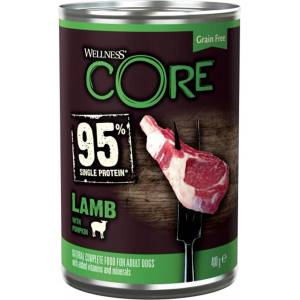 Wellness Core Dog 95% агне & тиква 400 г