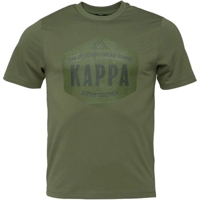 Kappa LOGO GAZIMA pánské triko khaki