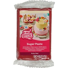 FunCakes Rubínově červený rolovaný Fondant Ruby Red barevný Fondán 250 g