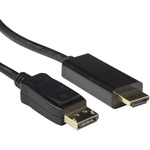 ACT Кабел ACT AK3990, DisplayPort мъжко - HDMI-A мъжко, 1.8 м, Черен, булк опаковка (EWENT-ACT-CAB-AK3990) - xtreme