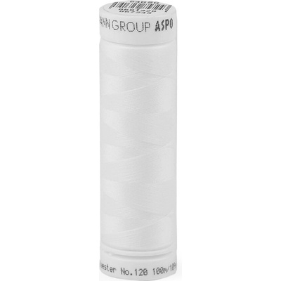 Polyesterové elastické nitě návin 100 m Aspotex 120 Amann Varianta: 2000 bílá, Balení: 5 ks