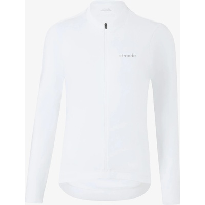 straede Фланелка с дълъг ръкав за колоездене Straede Aerlig Longsleeve Cycling jersey - White - размер XL (056-3819-0516)