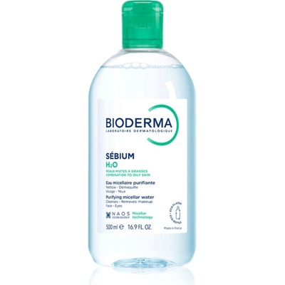 BIODERMA Sébium H2O мицеларна вода за смесена и мазна кожа 500ml