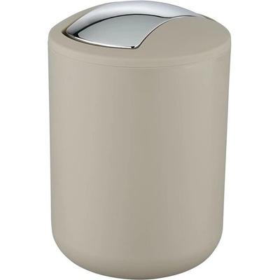 Wenko 21221100 - Odpadkový koš BRASIL béžová/lesk. chrom WE0094