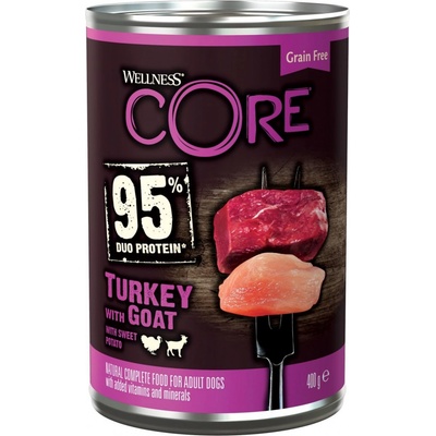 Wellness Core 95% krůta & koza 400 g