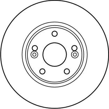 Brzdový kotouč TRW DF4179 - RENAULT LAGUNA