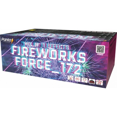 Pyrotechnika ohňostroj Fireworks Force 172 ran 30 50 mm